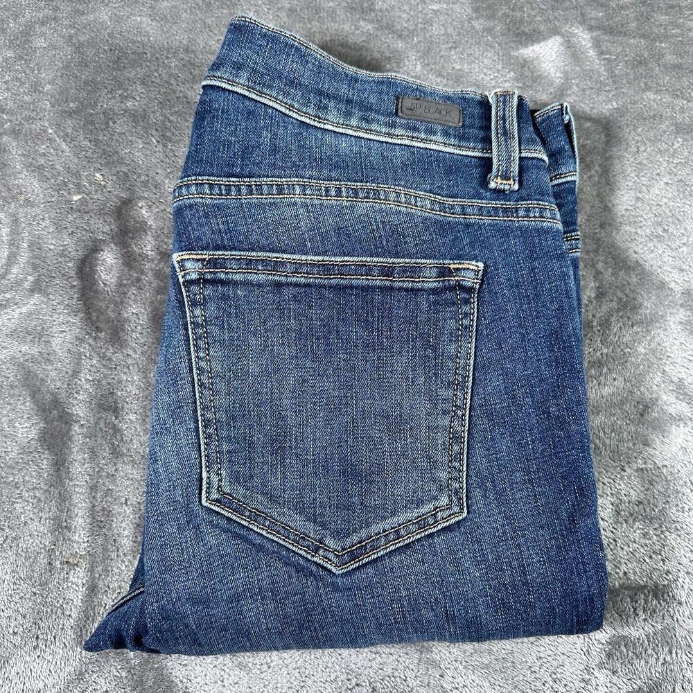 SP Black Label‎ Jeans Women's 29 Blue Mid-rise Skinny Distressed Raw Hem Pants